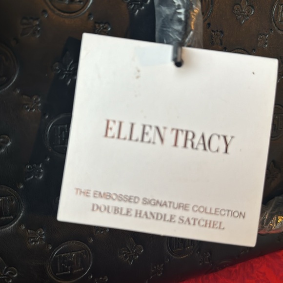 Ellen Tracy NEW WITH TAGS Double handled satchel. - Picture 3 of 9